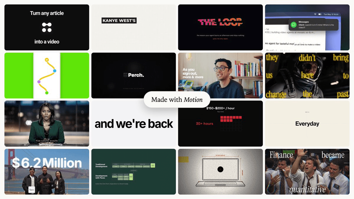 click on any Motion in this blog to test it :)